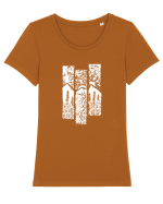 Drumeție la Munte cu Cortul Tricou mânecă scurtă guler larg fitted Damă Expresser