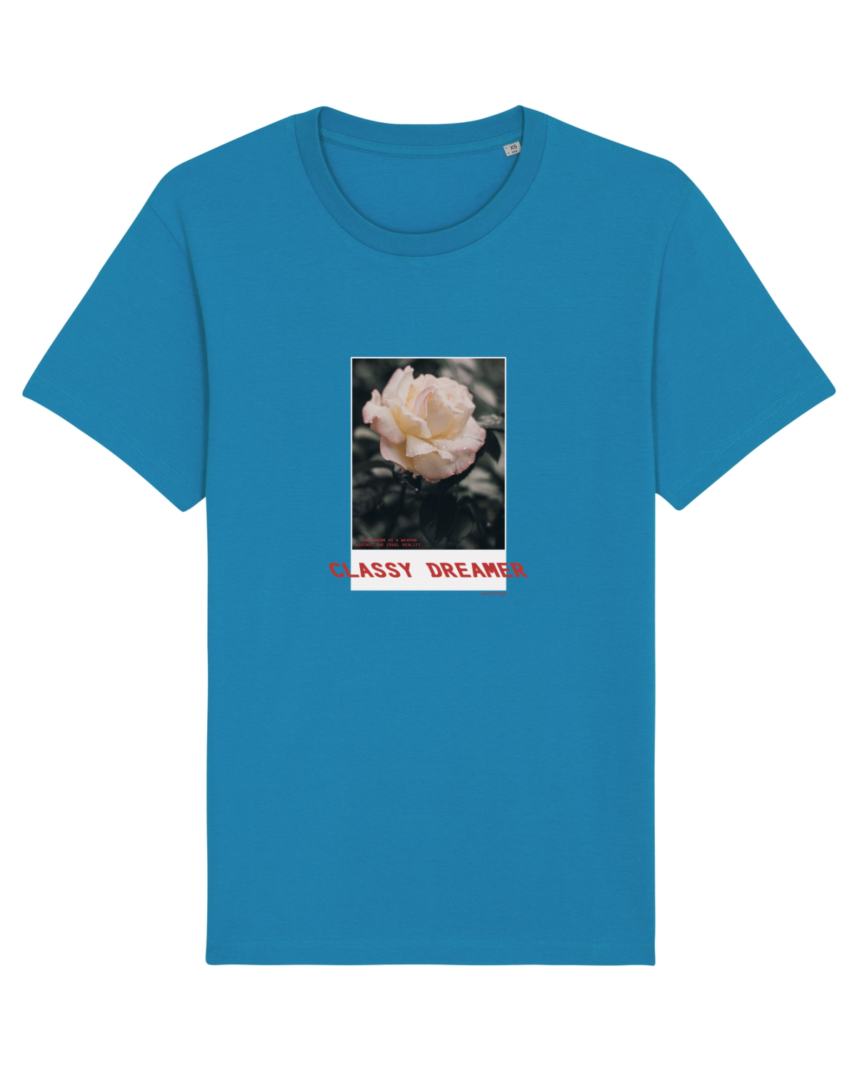 Tricou mânecă scurtă Unisex Rocker Azur