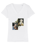 Half Existence no. 2 Tricou mânecă scurtă guler V Damă Evoker