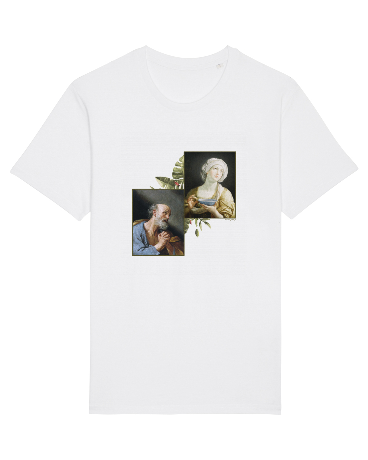 Tricou mânecă scurtă Unisex Rocker White