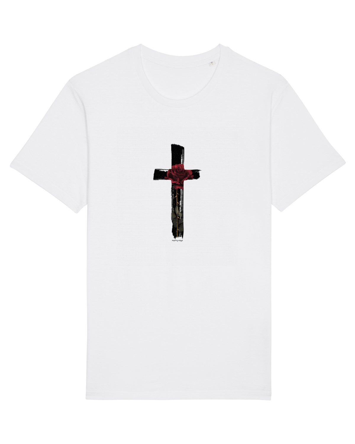 Tricou mânecă scurtă Unisex Rocker White