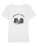  freedom Tricou mânecă scurtă guler larg fitted Damă Expresser