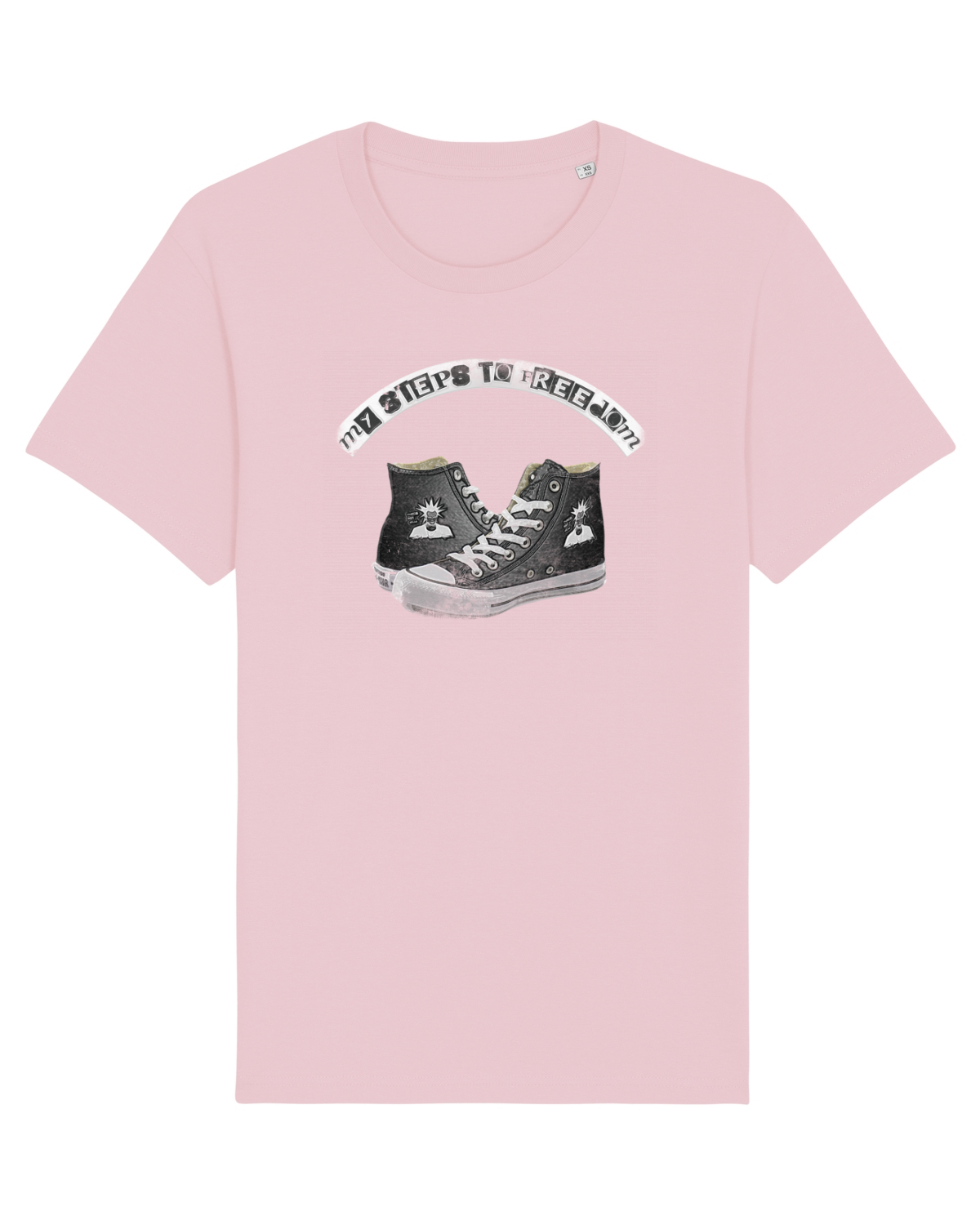 Tricou mânecă scurtă Unisex Rocker Cotton Pink
