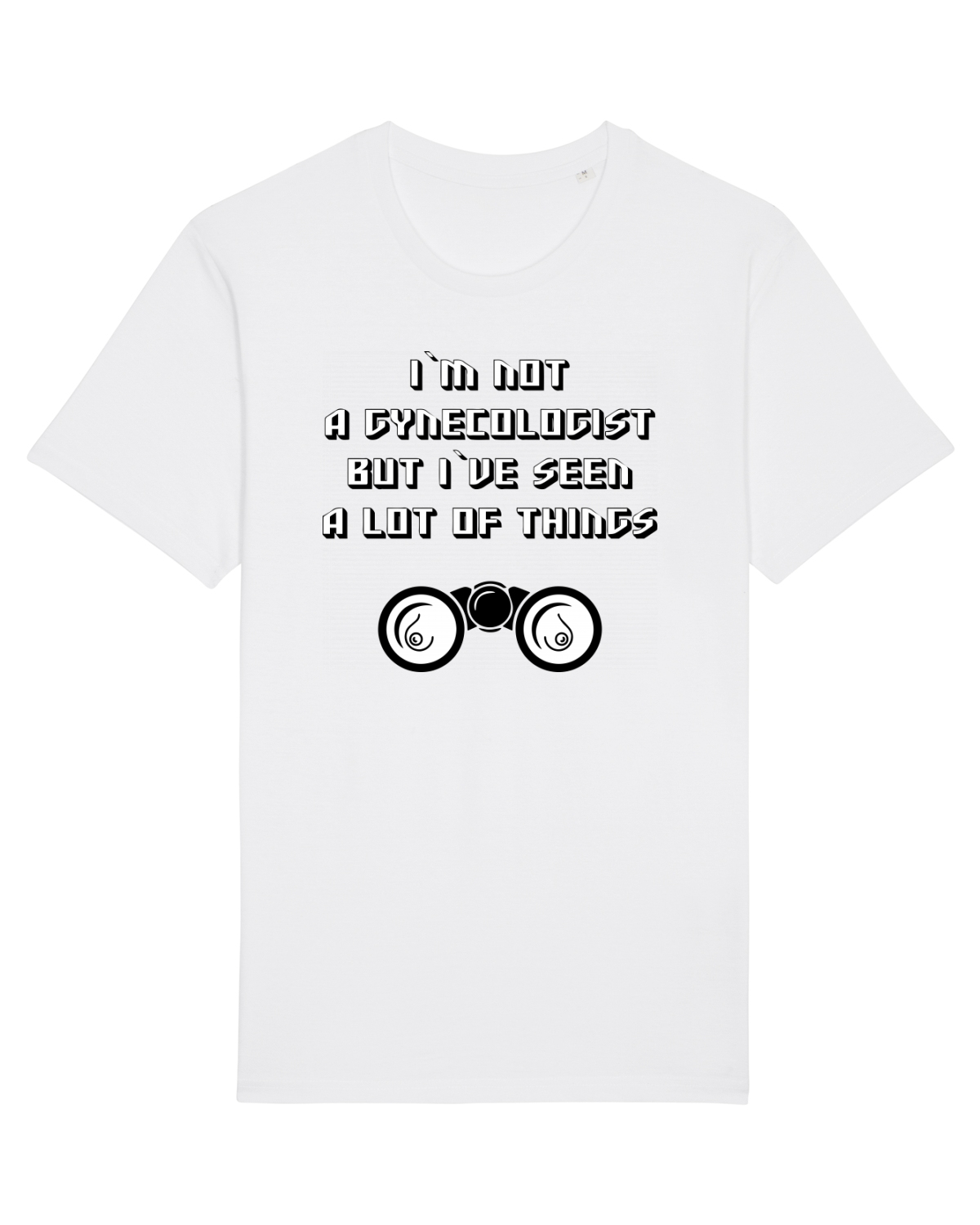 Tricou mânecă scurtă Unisex Rocker White