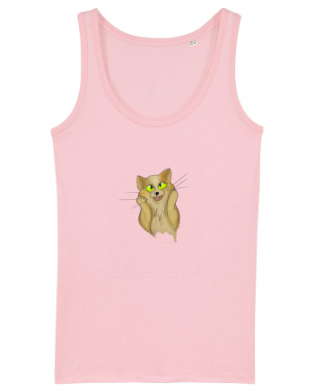 Cute Kitty  Cotton Pink