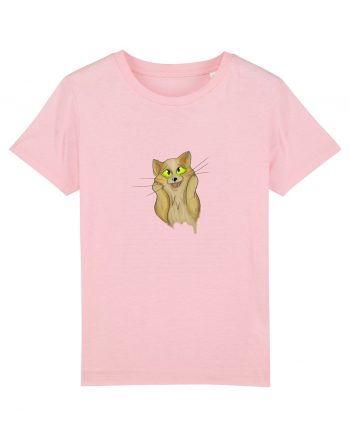 Cute Kitty  Cotton Pink