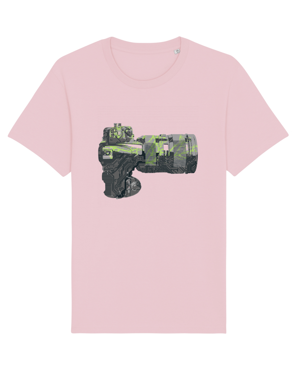 Tricou mânecă scurtă Unisex Rocker Cotton Pink