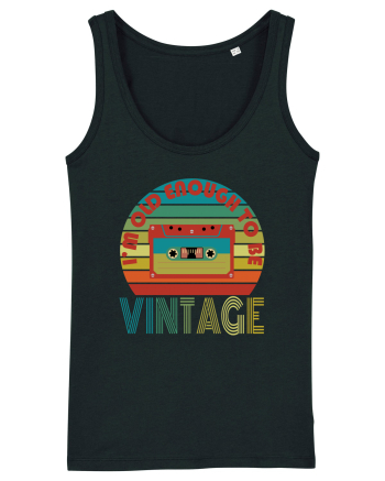 I'm Old Enough To Be Vintage Cassette Tape Black