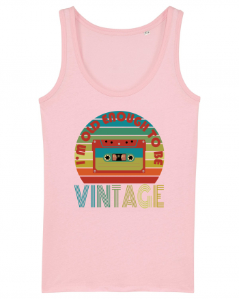 I'm Old Enough To Be Vintage Cassette Tape Cotton Pink