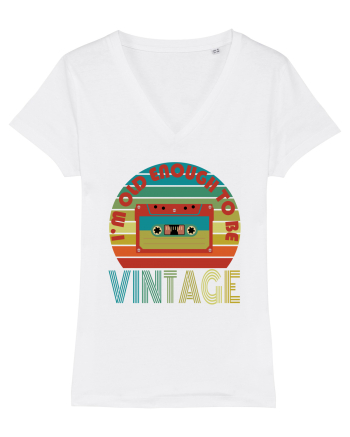 I'm Old Enough To Be Vintage Cassette Tape White