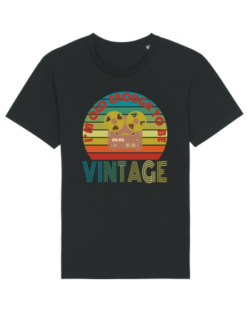 I'm Old Enough To Be Vintage Reel To Reel Black