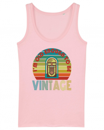 I'm Old Enough To Be Vintage Jukebox Cotton Pink