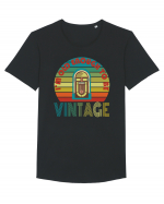 I'm Old Enough To Be Vintage Jukebox Tricou mânecă scurtă guler larg Bărbat Skater