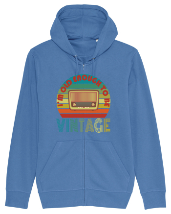 I'm Old Enough To Be Vintage Radio Bright Blue