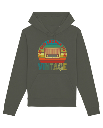 I'm Old Enough To Be Vintage Radio Khaki