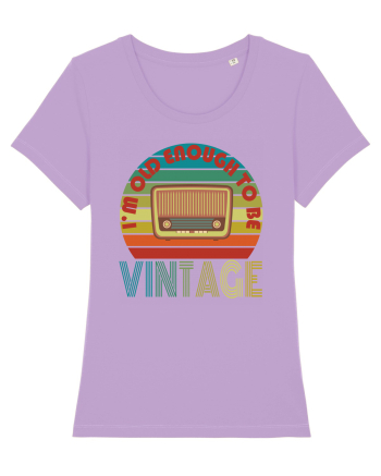 I'm Old Enough To Be Vintage Radio Lavender Dawn