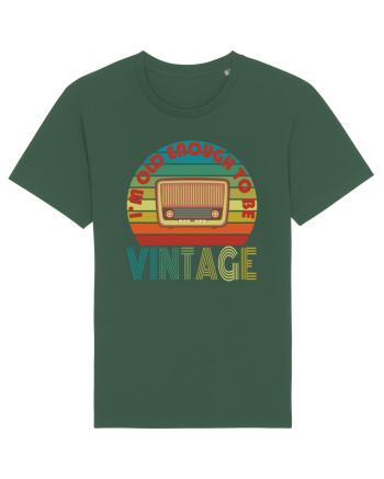 I'm Old Enough To Be Vintage Radio Bottle Green