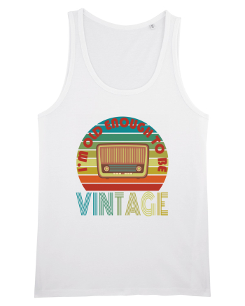 I'm Old Enough To Be Vintage Radio White