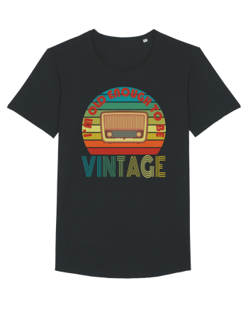 I'm Old Enough To Be Vintage Radio Black