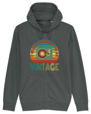 I'm Old Enough To Be Vintage Vinyl Disc Player Anthracite