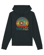 I'm Old Enough To Be Vintage Vinyl Disc Player Hanorac Unisex Drummer