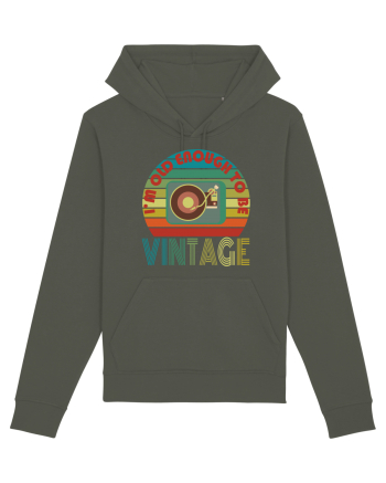 I'm Old Enough To Be Vintage Vinyl Disc Player Khaki