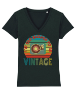 I'm Old Enough To Be Vintage Vinyl Disc Player Tricou mânecă scurtă guler V Damă Evoker