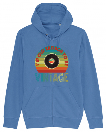 I'm Old Enough To Be Vintage Vinyl Disc Bright Blue