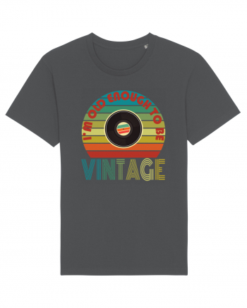 I'm Old Enough To Be Vintage Vinyl Disc Anthracite
