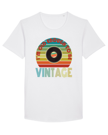 I'm Old Enough To Be Vintage Vinyl Disc White