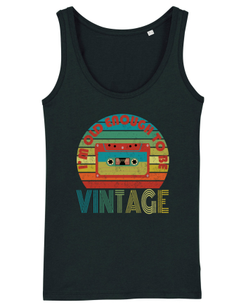 Vintage Cassette Tape Retro Style Black