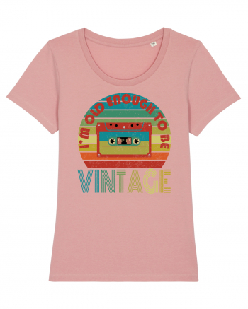 Vintage Cassette Tape Retro Style Canyon Pink