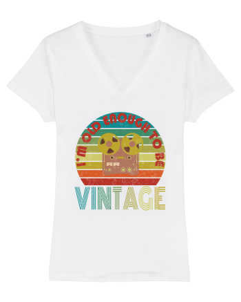 Vintage Reel To Reel Retro Style White