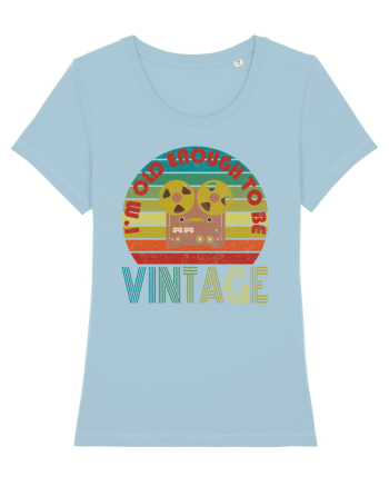 Vintage Reel To Reel Retro Style Sky Blue