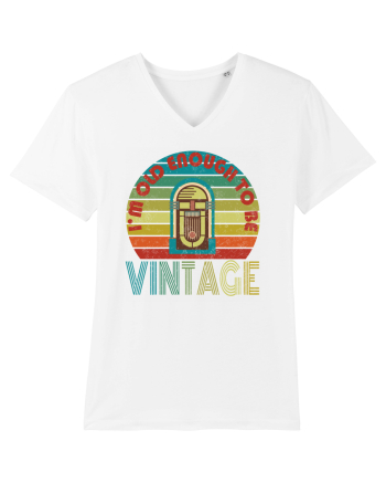 Vintage Jukebox Retro Style White