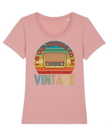 Vintage Radio Retro Style Canyon Pink