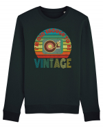 Vintage Vinyl Disc Player Retro Style Bluză mânecă lungă Unisex Rise