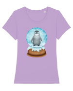 Glob de zapada Tricou mânecă scurtă guler larg fitted Damă Expresser