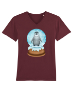 Glob de zapada Tricou mânecă scurtă guler V Bărbat Presenter