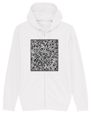 Tricou planta cu ochi White
