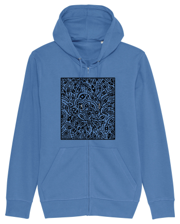 Tricou planta cu ochi Bright Blue