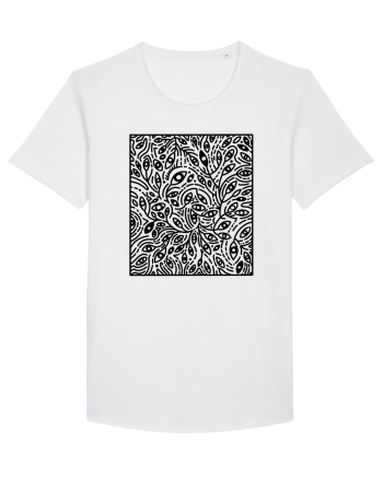 Tricou planta cu ochi White