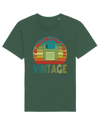 I'm Old Enough To Be Vintage Floppy Disk Bottle Green