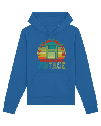 Vintage Floppy Disk Retro Style Royal Blue