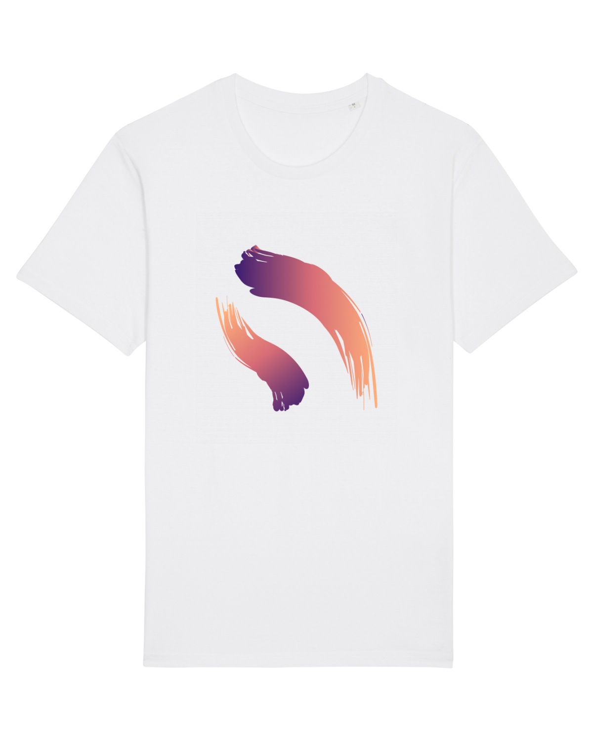 Tricou mânecă scurtă Unisex Rocker White