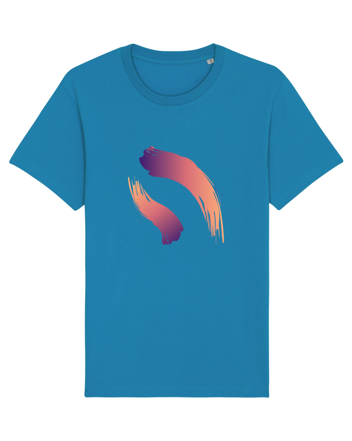 Tricou mânecă scurtă Unisex Rocker Azur