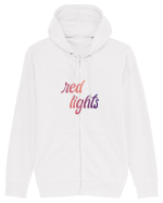 Red Lights (relay gradient) Hanorac cu fermoar Unisex Connector
