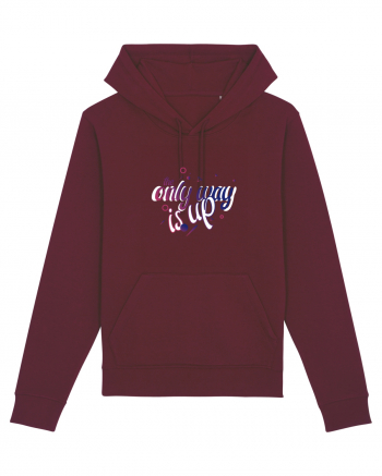 The Only Way Is Up (celestial gradient) Burgundy