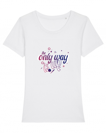 The Only Way Is Up (celestial gradient) White