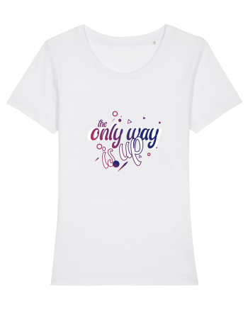 The Only Way Is Up (celestial gradient) White
